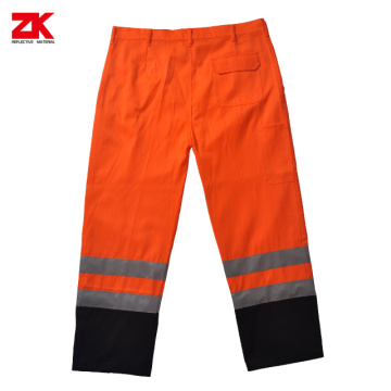 Safety pants with reflective tape